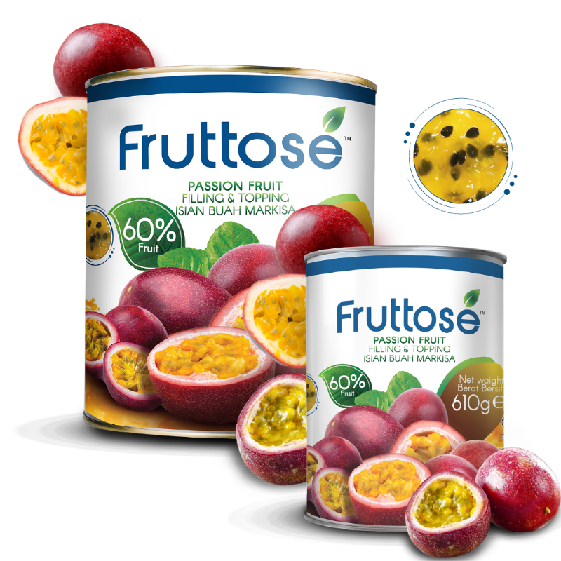 Fruttose Passion Fruit Filling & Topping 595g